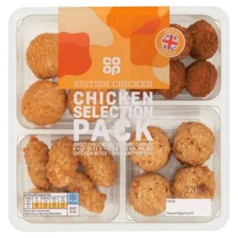 Co Op Chicken Selection Pack 220g