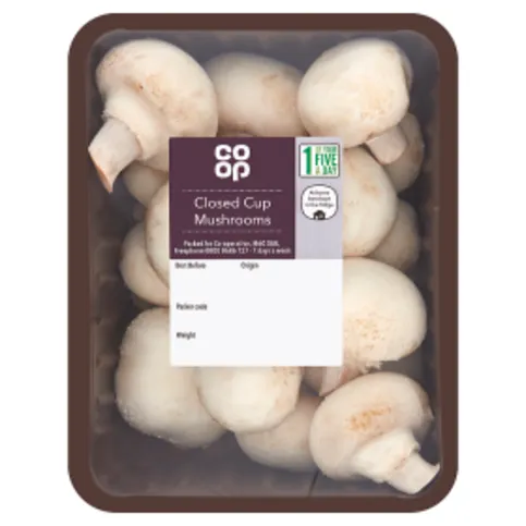 Co-op Closed Cup Mushroom 300g