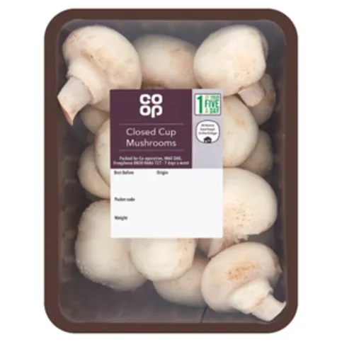 Co-op Closed Cup Mushrooms 300g