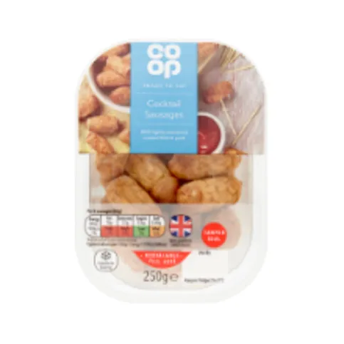 Co-op Cocktail Sausages 250g
