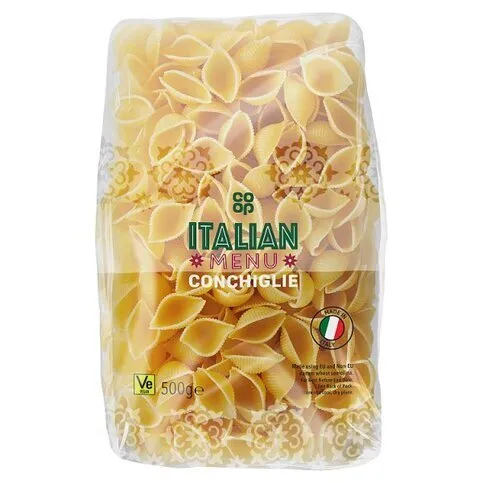 CO OP CONCHIGLIE PASTA 500g