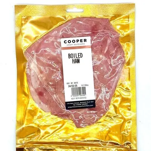LOCAL: COOPER BOILED HAM PACKET 0.118KG