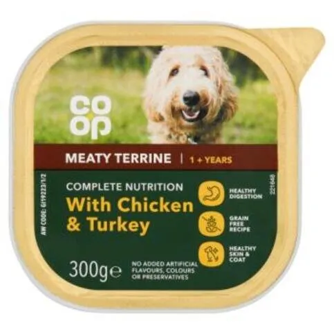 Co-op Meaty Terrine with Beef & Vegetables +1 Year 300g