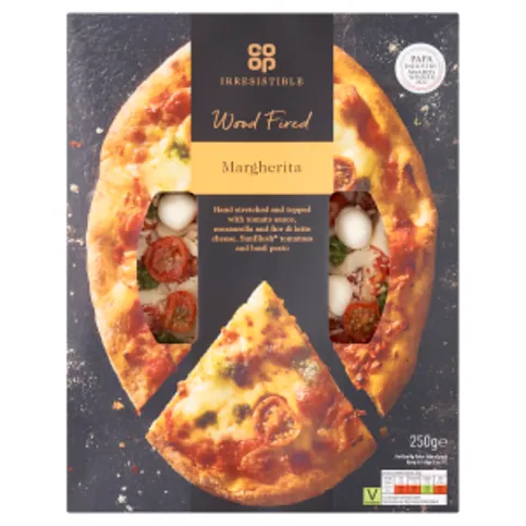 Co Op Irresistible Single Serve Margherita Pi 250g