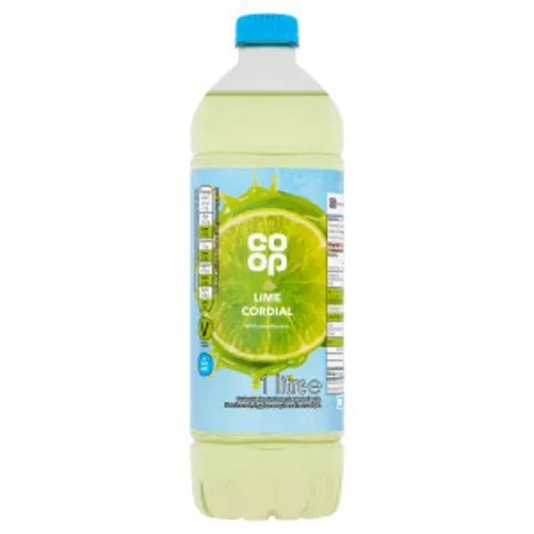 Co-op Lime Cordial 1L