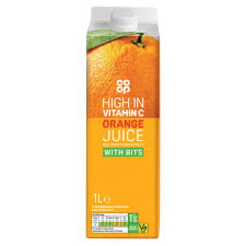 Coop Orange Juice with Bits 1L