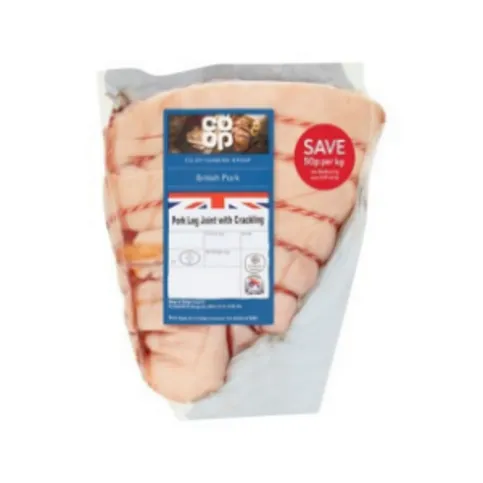 Co Op Pork Leg Joint Pm Rw 1.6kg