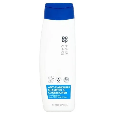 Co-op Shine 2 in 1 Anti-Dandruff Shampoo & Conditioner 300ml