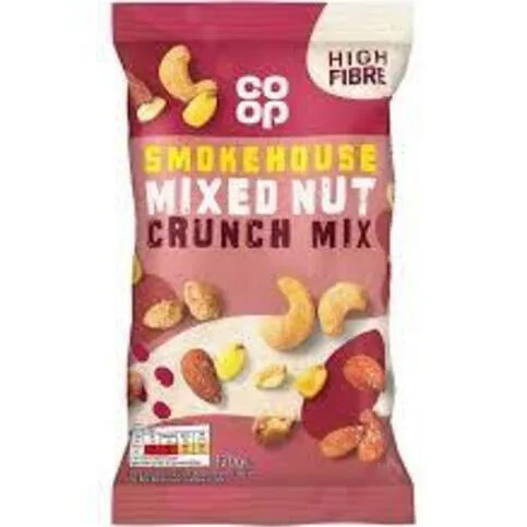 Co op Smokehouse Mixed Nut Crunch Mix 120G