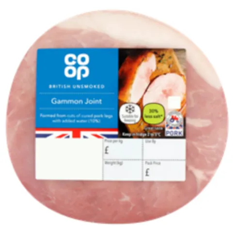 Co-op Unsmoked Gammon 450g