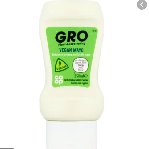 Co-op Vegan Mayonnaise 250ml