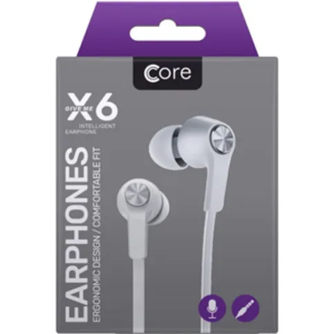 Core X6 Earbuds 3.5mm