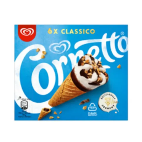 Cornetto Classico 6 x 90ml