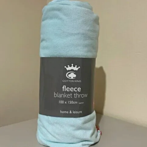 Cotton King Fleece Blanket Throws 100 x 150 CM