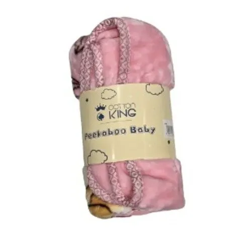 Cotton King Peek A Boo Baby Blanket