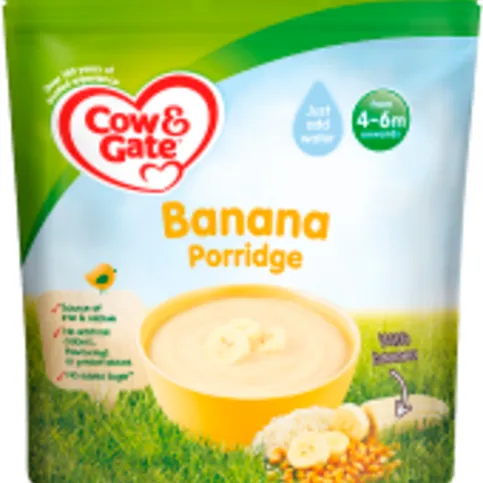 Cow & Gate Banana Porridge Baby Cereal 125g
