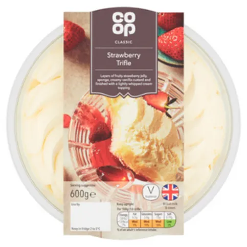 Co Op Stawberry Trifle 600g