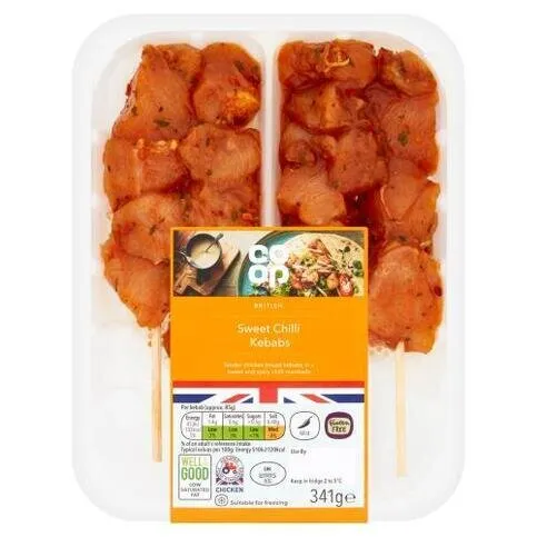 Co-op Sweet Chilli Kebabs 270g