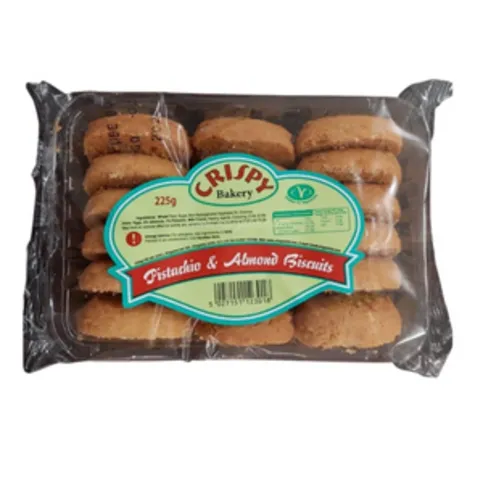 Crispy Pistachio And Almond Biscuits 225g
