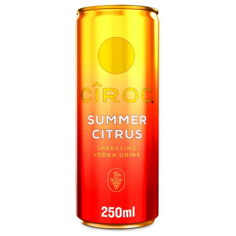 Ciroc Summer Citrus Sparkling Vodka Drink 5% vol 250ml