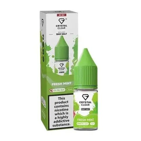 Crystal Clear Fresh Mint Vape Juice 10ml