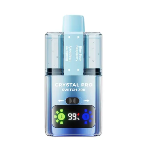 Crystal Pro Switch 30K Blueberry Rasp & Blue Sour Rasp