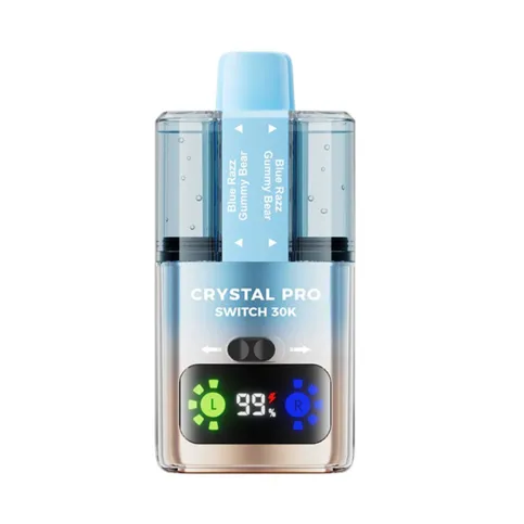 Crystal Pro Switch 30K Blue Razz Gummy Bear