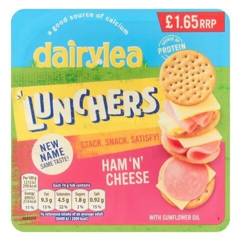 Dairylea Lunchers Ham & Cheese 75g