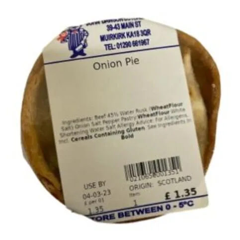 Dawson Onion Pie