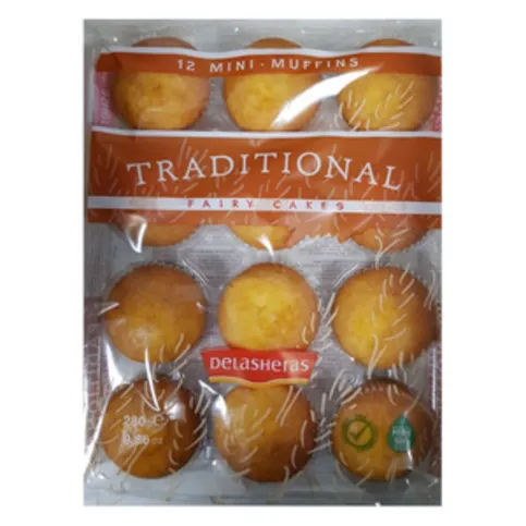 Delasheras 12 Mini Traditional Fairy Cakes 280g