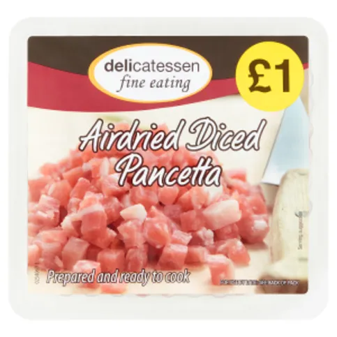 Delicatessen Fine Eating Airdried Diced Pancetta 80g