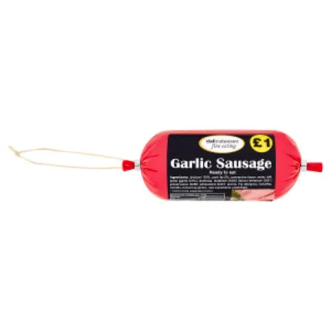 Delicatessen Fine Eating Garlic Sausage 250g
