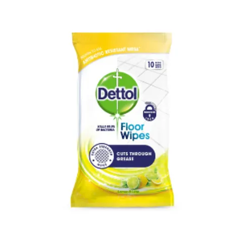 Dettol Citrus Floor Wipe 10 Pack