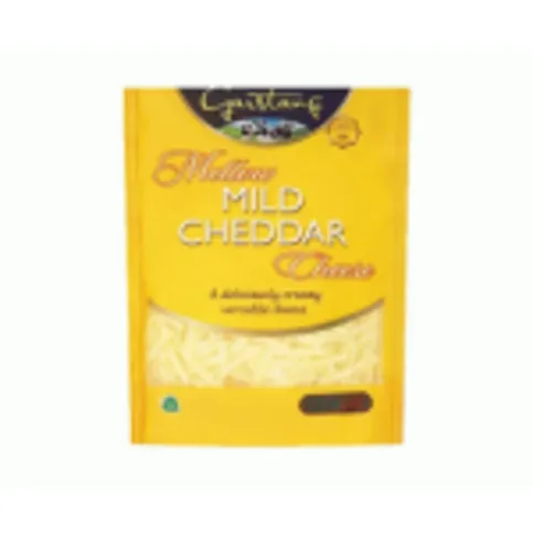 Dewlay Garstang Mellow Mild Cheddar Grated Cheese 200g