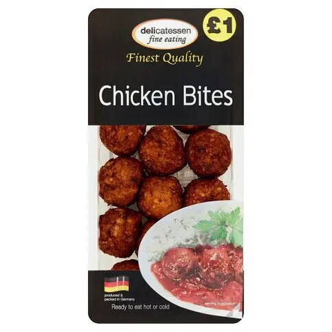 CHILLED: DFE CHICKEN BITES PM£1200G