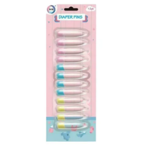 Diaper Safety Pins 12 Pack