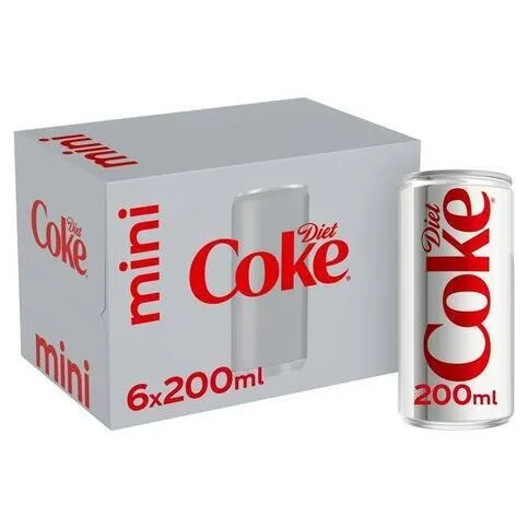 Diet Coke 200ml x 6 Pack