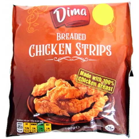 Dima Breaded Chicken Strips 190g
