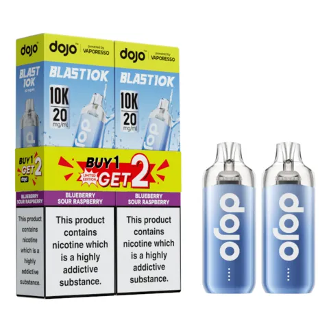 Dojo Blast 10k Kit Blueberry Sour Raspberry 20mg