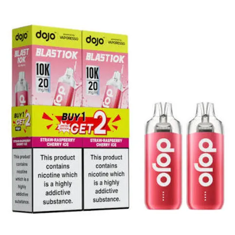 Dojo Blast 10K Straw Rasp Cherry Ice