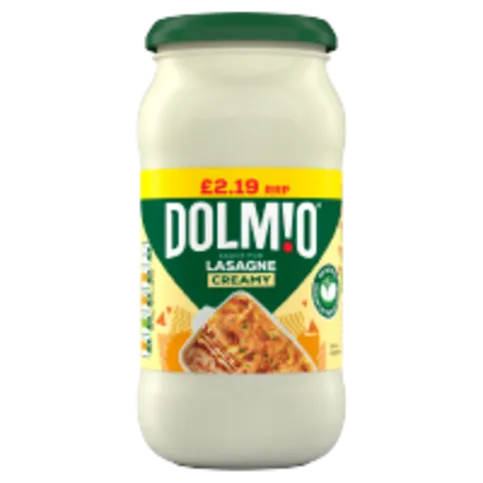 DOLMIO LASAGNE CREAMY WHITE SAUCE PM£2.19 440G