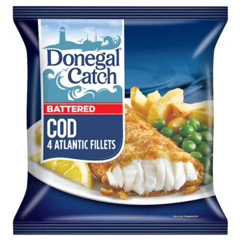 Donegal Catch Battered Cod Fillets 400g