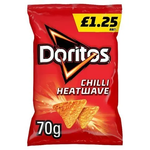 DORITOS CHILLI HEATWAVE PM£1.35 70G