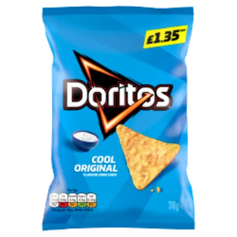 DORITOS COOL ORIGINAL PM£1.35 70G
