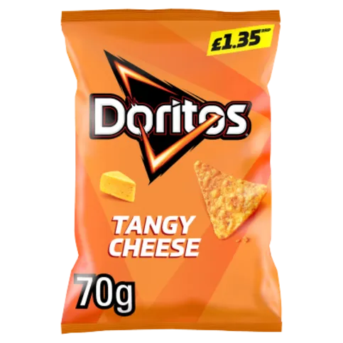 DORITOS TANGY CHEESE PM£1.35 70G