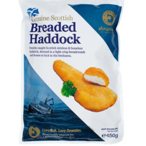Downies Scottish Brded Haddock 450G