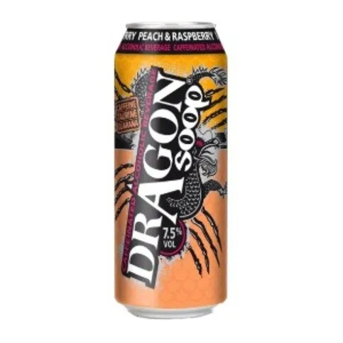 Dragon Soop Peach & Raspberry 500ml