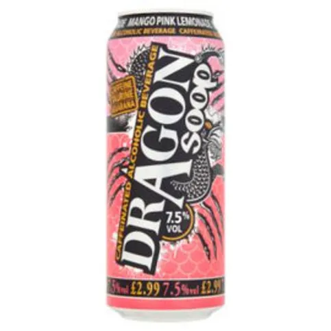 Dragon Soop Peach & Raspberry 500ml