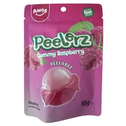 DRPEELER GUMMY CANDY RASPBERRY 65G