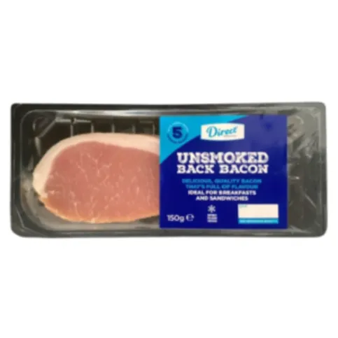 Direct Unsmoked Back Bacon 250g